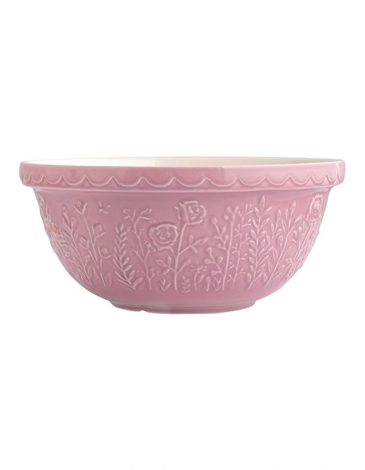 The Meadow Rose Mixing Bowl 29cm/4L in Pink image 1