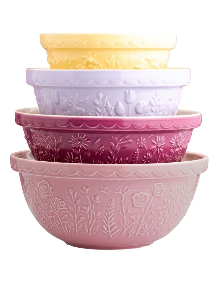 The Meadow Rose Mixing Bowl 29cm/4L in Pink image 2