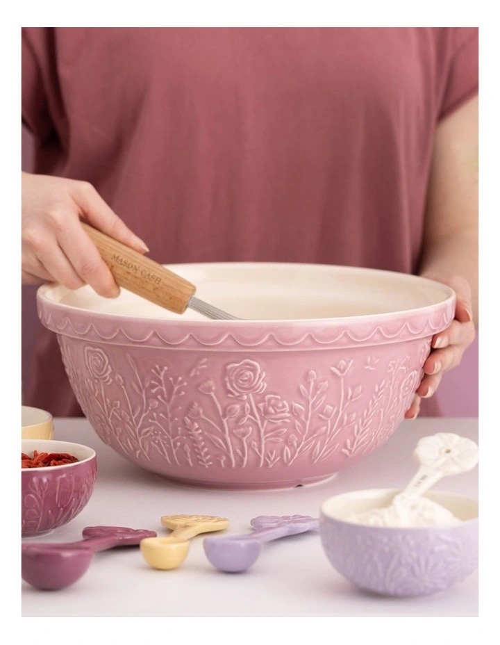 The Meadow Rose Mixing Bowl 29cm/4L in Pink image 5