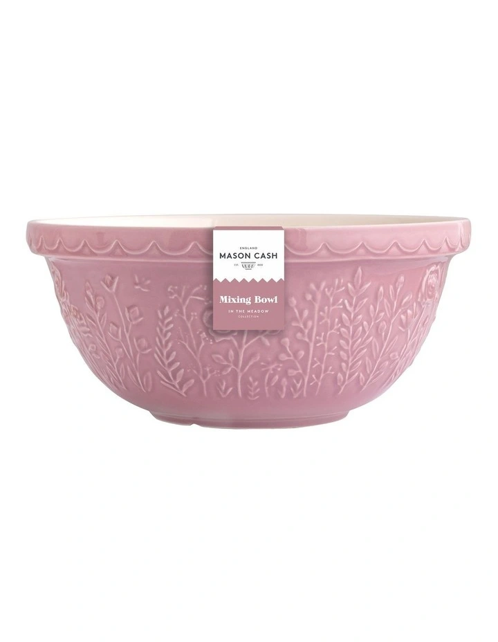 The Meadow Rose Mixing Bowl 29cm/4L in Pink image 7