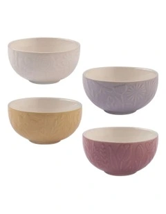 The Meadow Prep Bowls Set of 4 175ml/10 x 5cm in Multi
