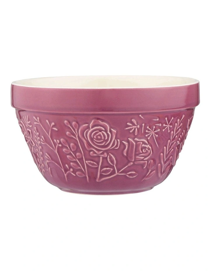 The Meadow Rose Pudding Basin 16 x 9cm/900ml in Purple image 1