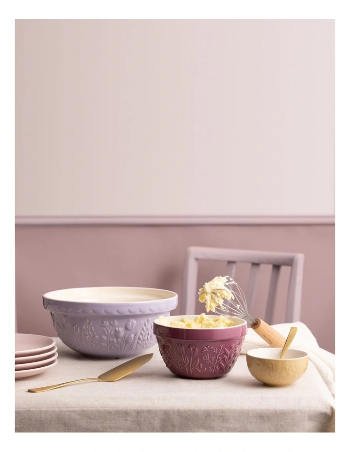 The Meadow Rose Pudding Basin 16 x 9cm/900ml in Purple image 2