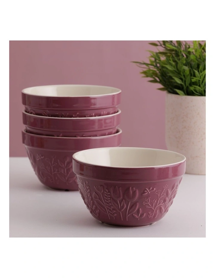 The Meadow Rose Pudding Basin 16 x 9cm/900ml in Purple image 4