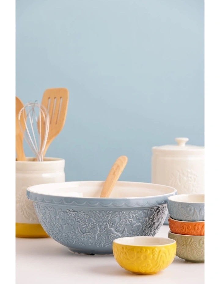 Home To Roost Hen Mixing Bowl 26cm/2.7L in Blue image 3