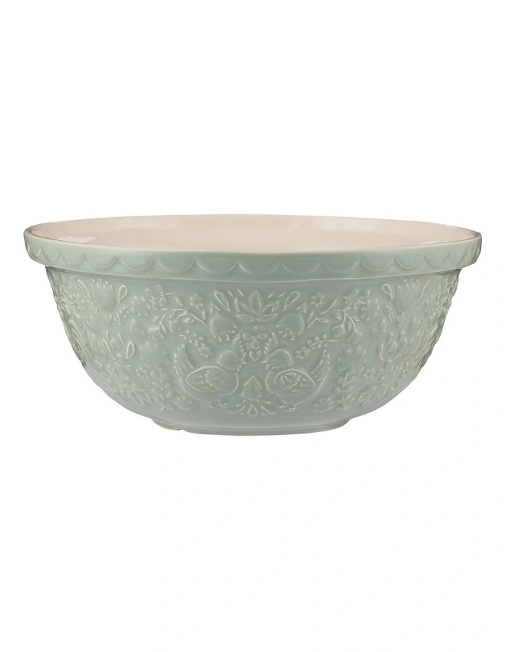 Home To Roost Hen Mixing Bowl 29cm in Green image 1