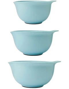 3pc Nesting Mixing Bowl Set Mineral Water