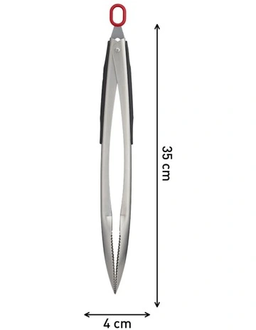 Ingenio Stainless Steel Tongs in Silver