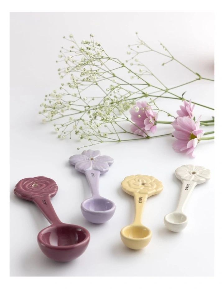 The Meadow Measuring Spoons Set of 4 in Multi image 2