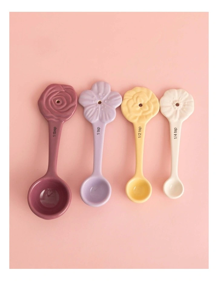 The Meadow Measuring Spoons Set of 4 in Multi image 2