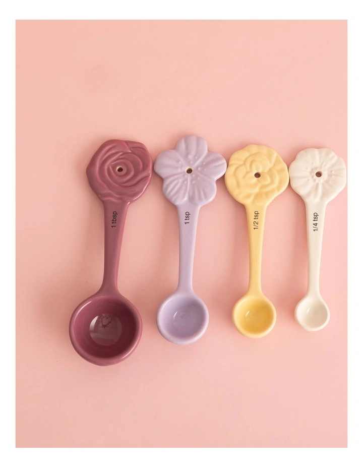 The Meadow Measuring Spoons Set of 4 in Multi image 6