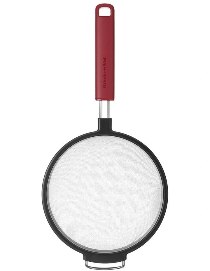 Stainless Steel Mesh Sieve in Empire Red image 1