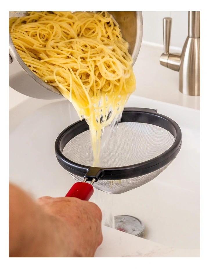 Stainless Steel Mesh Sieve in Empire Red image 3