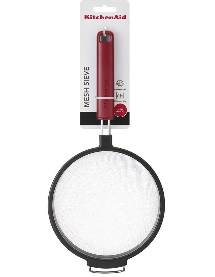 Stainless Steel Mesh Sieve in Empire Red image 5