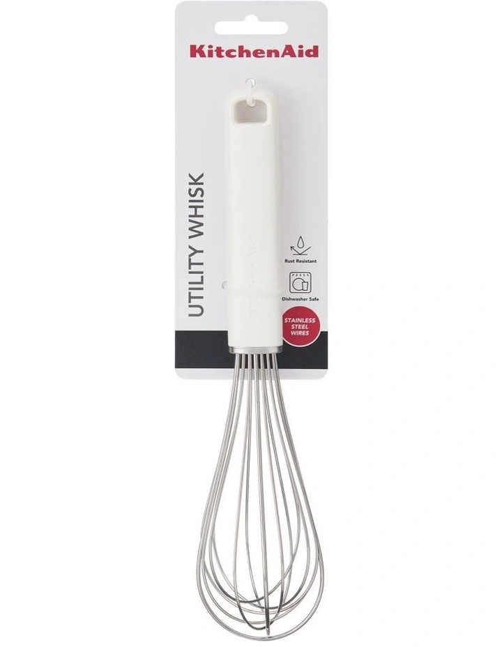 Utility Whisk in Porcelain image 3