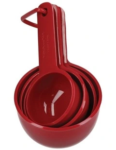Measuring Cups Set Of Four in Empire Red