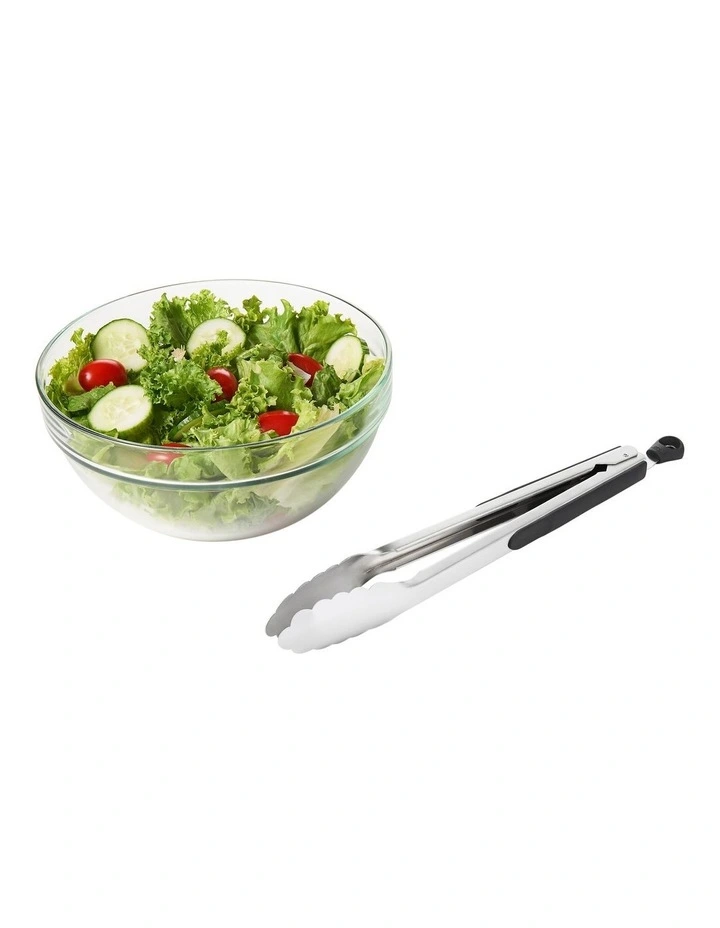 Tongs 23cm in Silver image 4