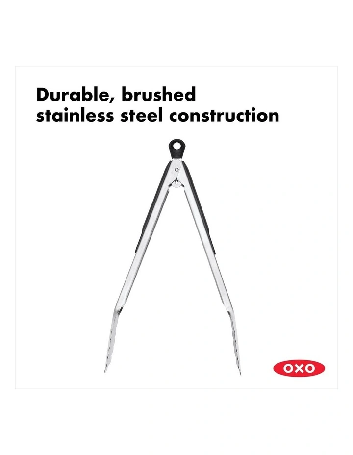 Tongs 30cm in Silver image 5