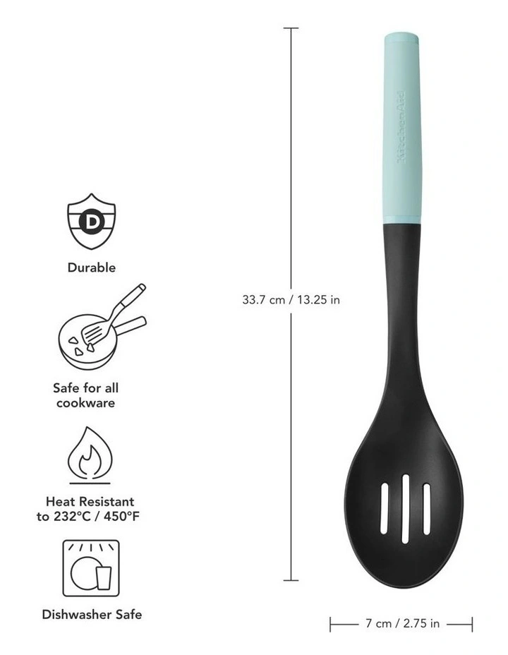 Soft Grip Slotted Spoon Mineral Water image 2