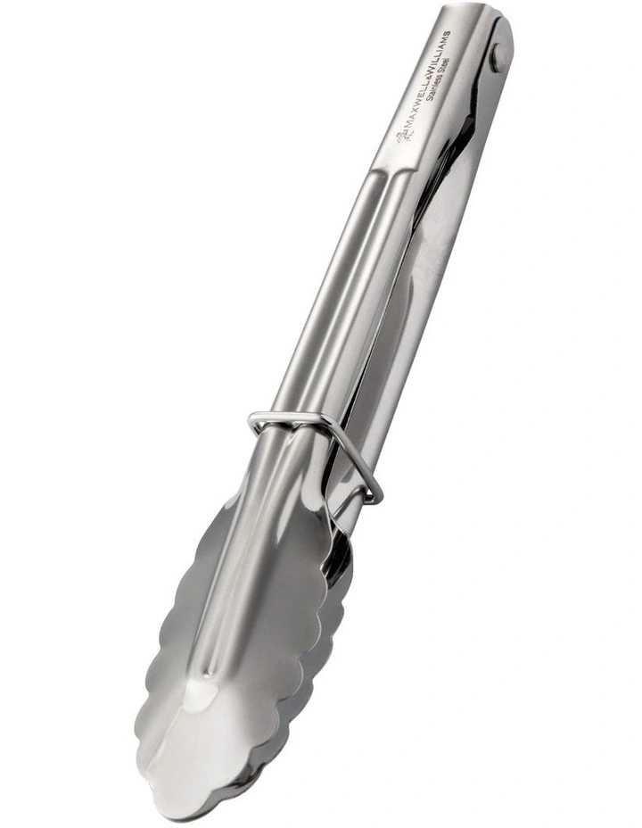 Grabbers Stainless Steel Mini Tongs 18cm in Silver image 2