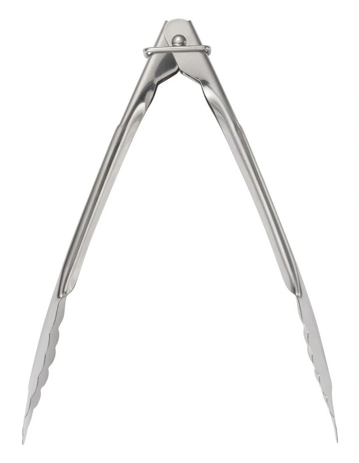 Grabbers Stainless Steel Mini Tongs 18cm in Silver image 3
