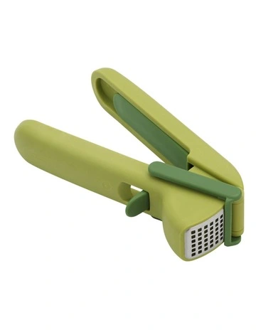 Clean Force Garlic Press in Green