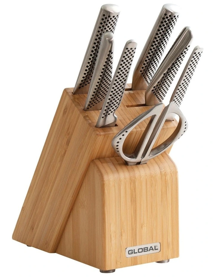 Global Takashi 8 Knife Block Set MYER
