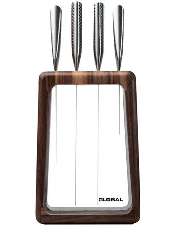 Hashira Knife Block Set 5 Piece in Walnut