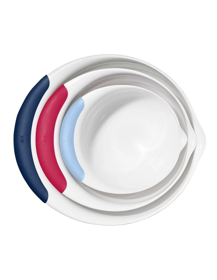 Mixing Bowl 3-Piece Set in Whhite image 2