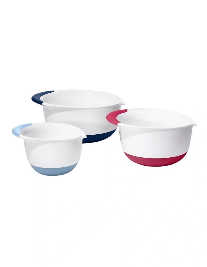 Mixing Bowl 3-Piece Set in Whhite image 3
