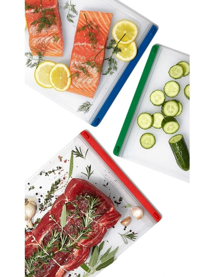 3-Piece Cutting Board Set in Multi image 2