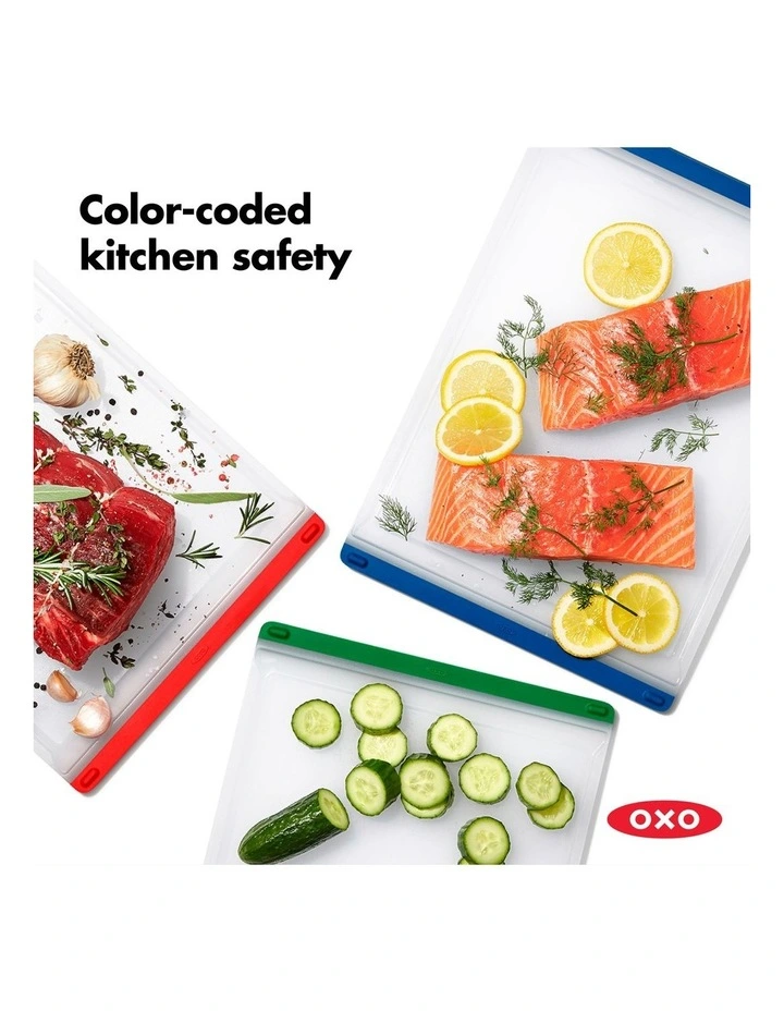 3-Piece Cutting Board Set in Multi image 5