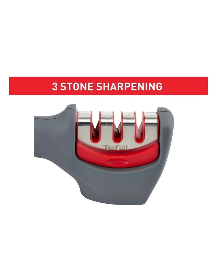 Fresh Kitchen 3-Stage Knife Sharpener in Grey image 3