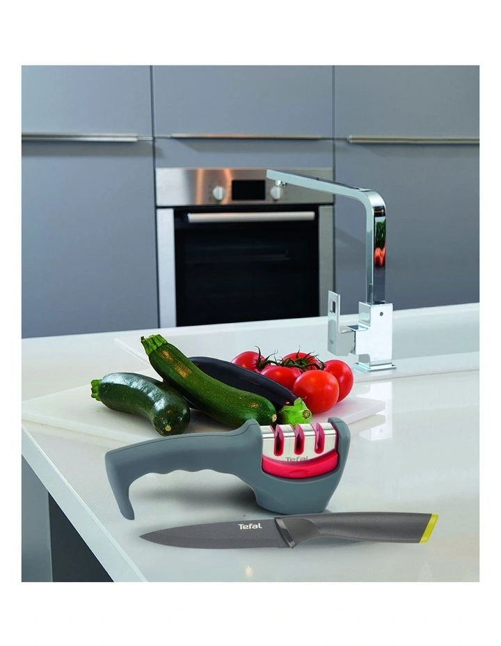 Fresh Kitchen 3-Stage Knife Sharpener in Grey image 5