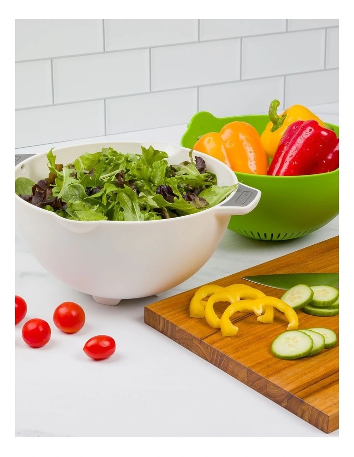 Rinse and Drain Colander 2Piece in Multi image 2