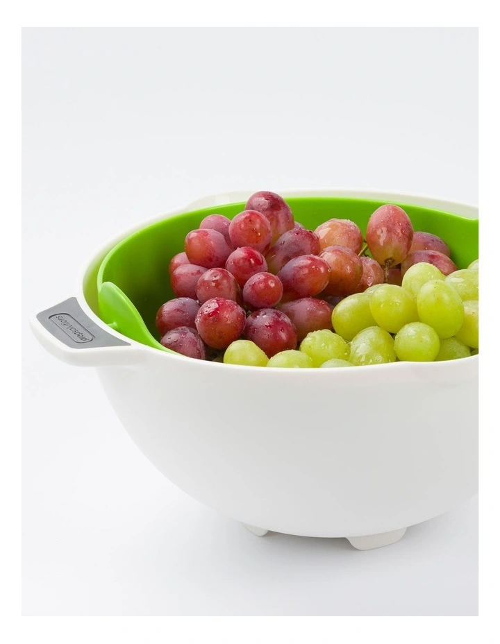 Rinse and Drain Colander 2Piece in Multi image 5