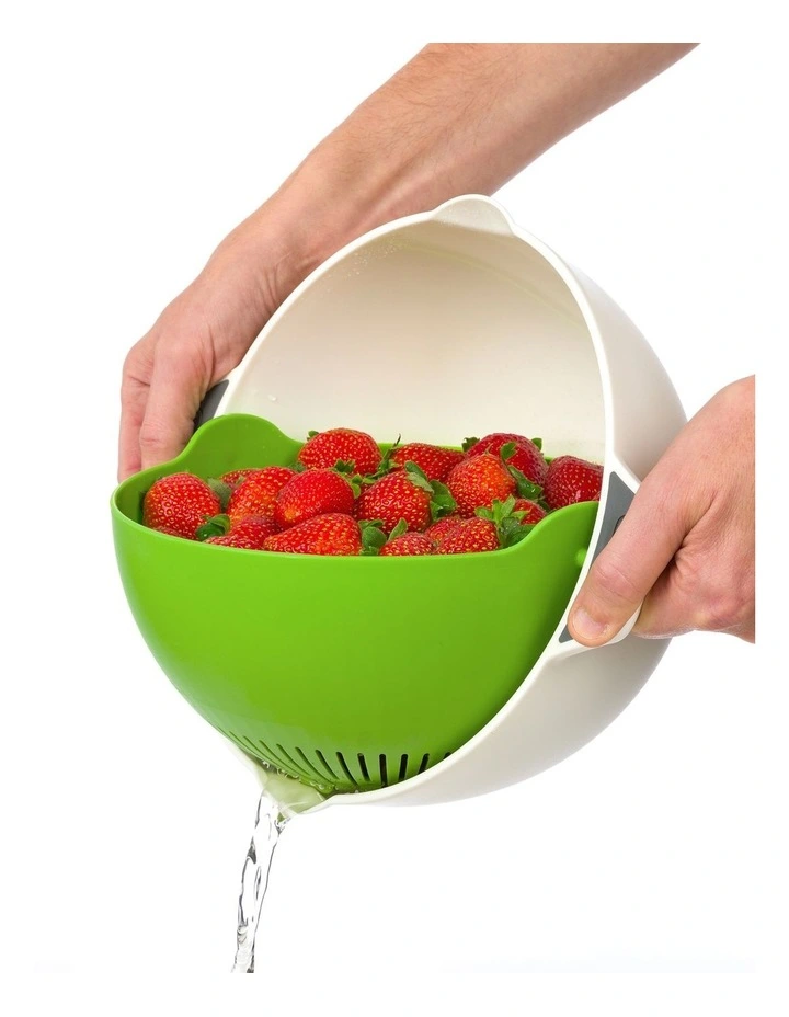 Rinse and Drain Colander 2Piece in Multi image 6