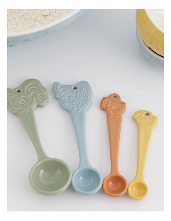 Home To Roost Measuring Spoons Set of 4 in Multi image 2
