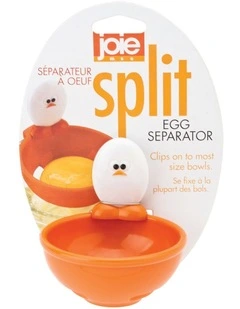 Split Egg Separator in Orange