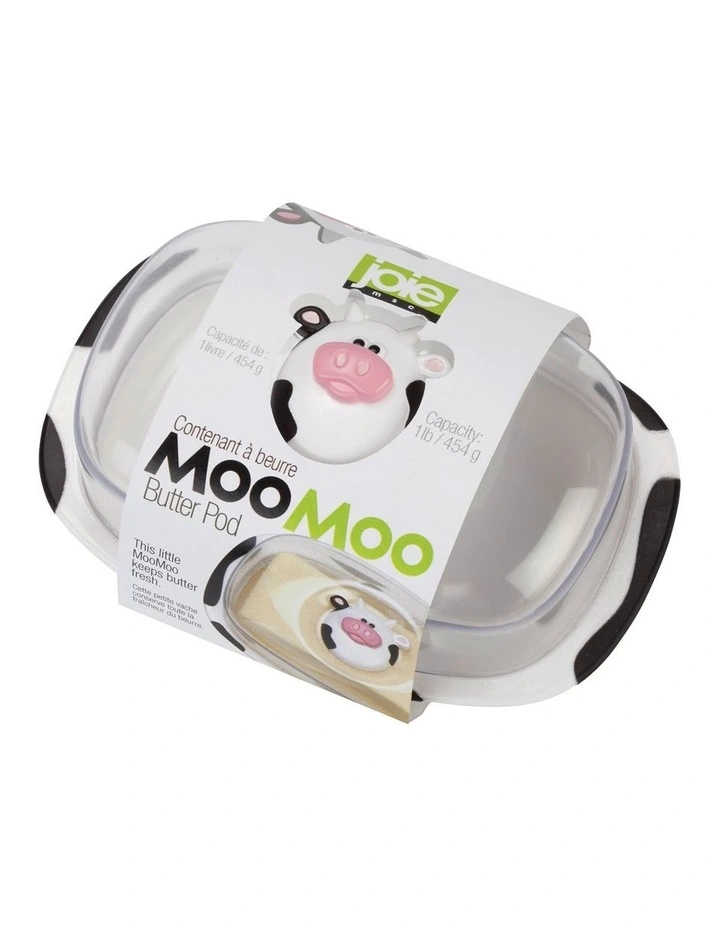 Moo Moo Butter Dish in White image 1