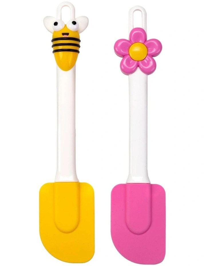 Bee And Flower Spatulas 2 Piece in Multi image 2
