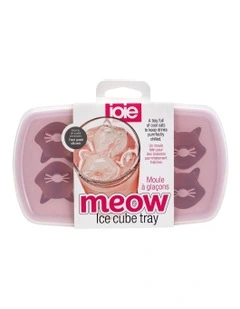 Meow Ice Cube Tray in Pink