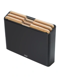 Folio Steel Bamboo Board Set 3 Pieces in Black