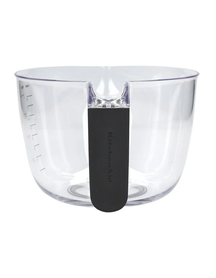 Mixing And Measuring Bowl With Handle in Clear image 2