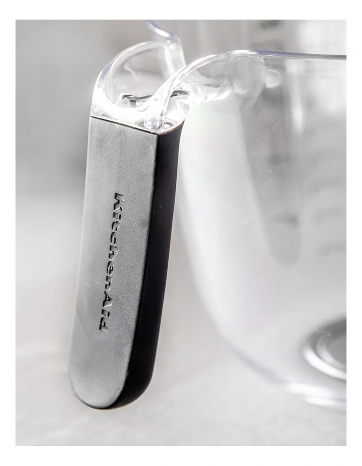 Mixing And Measuring Bowl With Handle in Clear image 3