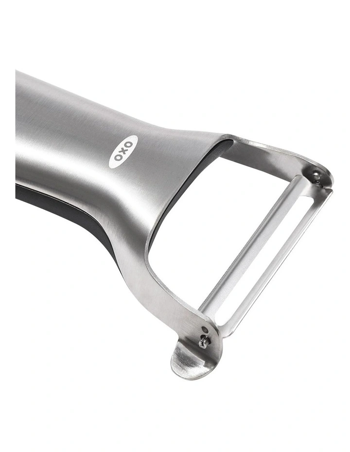 Steel Y-Peeler in Silver image 3