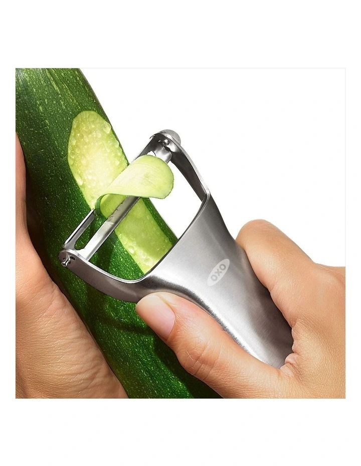 Steel Y-Peeler in Silver image 4