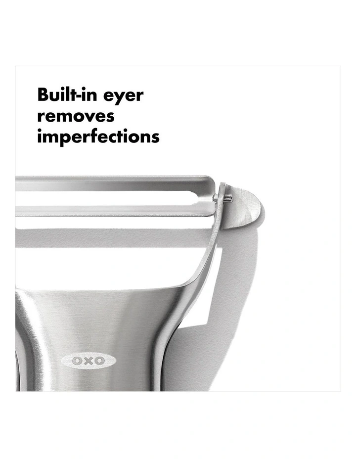 Steel Y-Peeler in Silver image 6