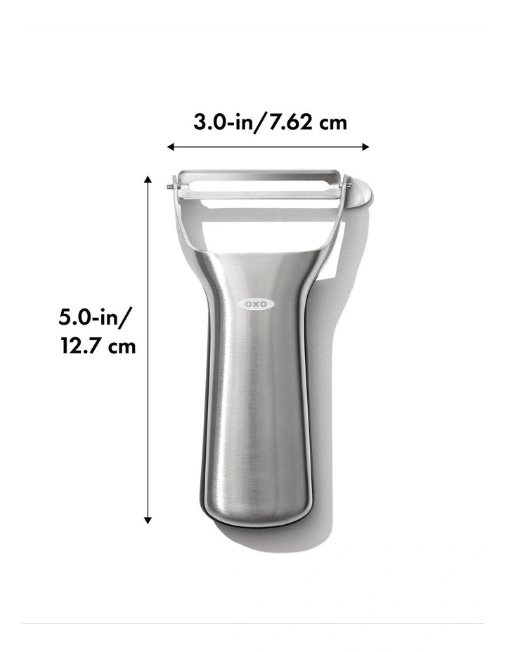 Steel Y-Peeler in Silver image 7