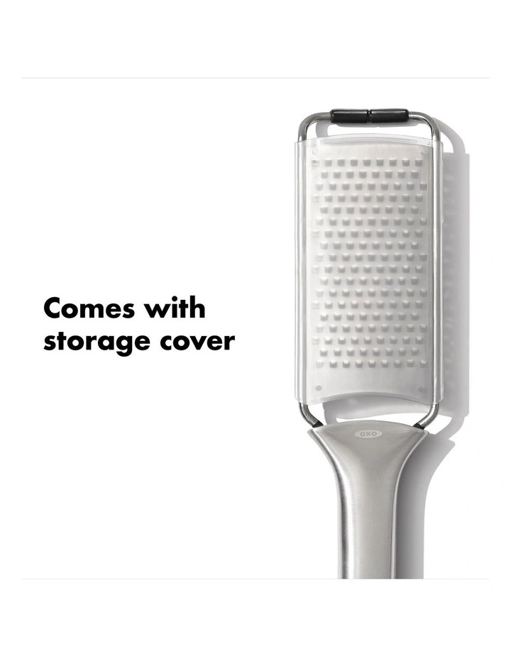 Steel Medium Grater in Silver image 6